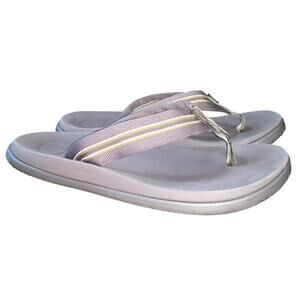 Chaco Chillos Flip Flop Sandal Womens 8 Sadie Sparrow Purple Thong Comfort